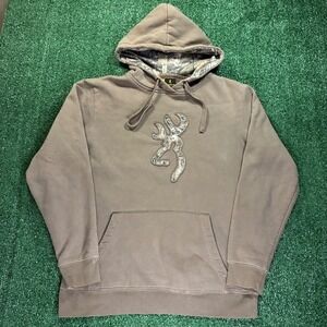 Y2K Browning Camo Hunting Hoodie